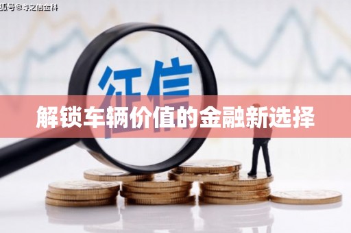 富锦解锁车辆价值的金融新选择
