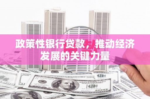 富锦政策性银行贷款，推动经济发展的关键力量