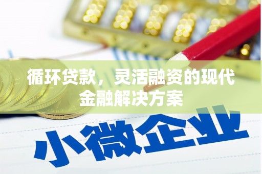 富锦循环贷款，灵活融资的现代金融解决方案