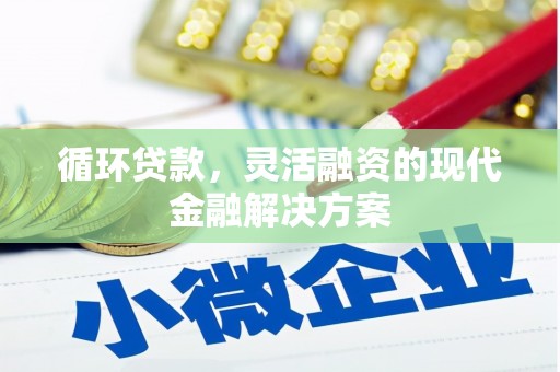 富锦循环贷款，灵活融资的现代金融解决方案