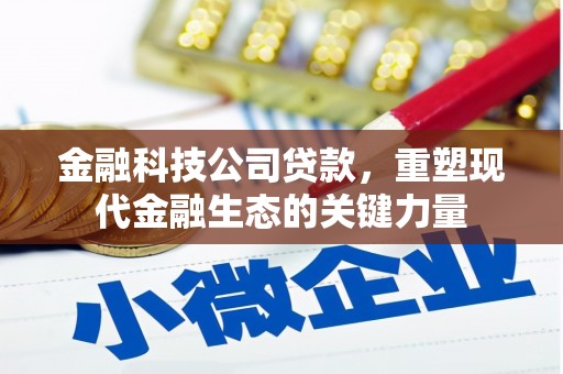 富锦金融科技公司贷款，重塑现代金融生态的关键力量