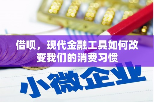 富锦借呗，现代金融工具如何改变我们的消费习惯