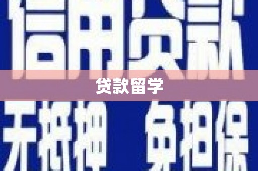 富锦贷款留学