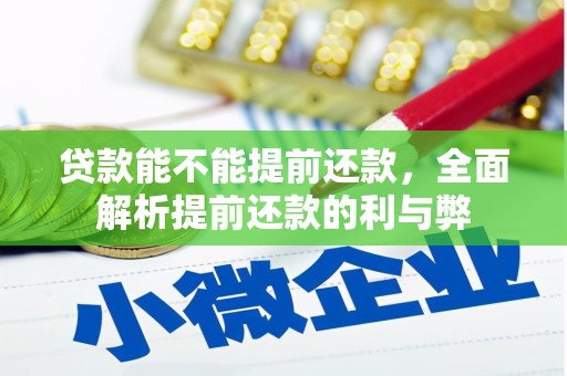 富锦贷款能不能提前还款，全面解析提前还款的利与弊