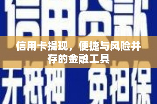 富锦信用卡提现，便捷与风险并存的金融工具