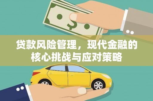 富锦贷款风险管理，现代金融的核心挑战与应对策略