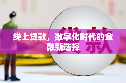 富锦线上贷款，数字化时代的金融新选择